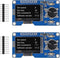 AITRIP 2PCS 1.3-inch OLED Module Button EC11 Rotary Encoder IIC Interface LCD Screen