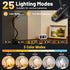Blakapoo 5 5 Clip on Reading Light for Bed Headboard, Rechargeable Battery with Large Clamp, Colors & Brightness