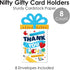 Set 8 Big Dot of Happiness Thank You Cards for Teachers - Money and Gift Card Sleeves, Appreciation Gift Holders