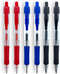 PENS Bulk Pack of 12, Retractable Ballpoint Pens, Medium Point 0.5 mm, 6 Black, 3 Blue, 3 Red Pens