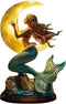 Generic Mermaid Night Light - Resin Touch Control Decoration, Bedroom Decorative Lamp, Nursery
