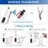 1.2 Inch Stroke Micro Linear Actuator, 12V 42.2lbs/188N Speed 0.2"/sec with Mounting Brackets, for Robotics, Home