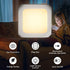 SZJIANDA Dimmable Kitchen,2 Pack Night Light with Auto Dusk Dawn Sensor, Night Lights Plug-into Wall with Brightness