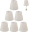 CHGCRAFT 6 Pcs Small Lamp Shades Clip on Bulb Replacement on Shades