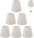 CHGCRAFT 6 Pcs Small Lamp Shades Clip on Bulb Replacement on Shades