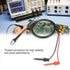 2Pcs Oscilloscope Probes, Clip Test Grabbers, Coaxial Cable Mini BNC to Dual Testing Plunger Hook