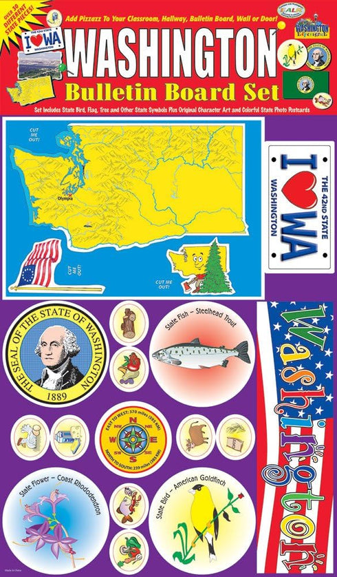 Gallopade Publishing Group Washington Bulletin Board Set (9780635016775)
