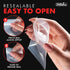 6" 10" Pack 1000, 2 Dirose x Clear Reclosable Poly Bags of Mil Thickness Resealable Plastic Zip Bags for Snacks