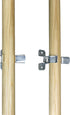 Harrier Wall-Mount Spring Clamps, 10-Pack for Tools, Rakes, and Brooms