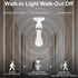 E26/E27 Screw in Motion Sensor Light Socket, Socket Adapter with Dusk to Dawn & Motion Detection, Auto On/Off Smart