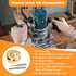71333 1/4 1/8" 1/4" Router Bits Solid Brass Inlay Kit for Templates for High RPM Routing, Includes Carbide Router