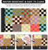 iCasso Checkered Desk Mat, Cute XXL Large Mouse Pad for Desk Cover, Anti-Slip Big Mousepad with Stitched Edges