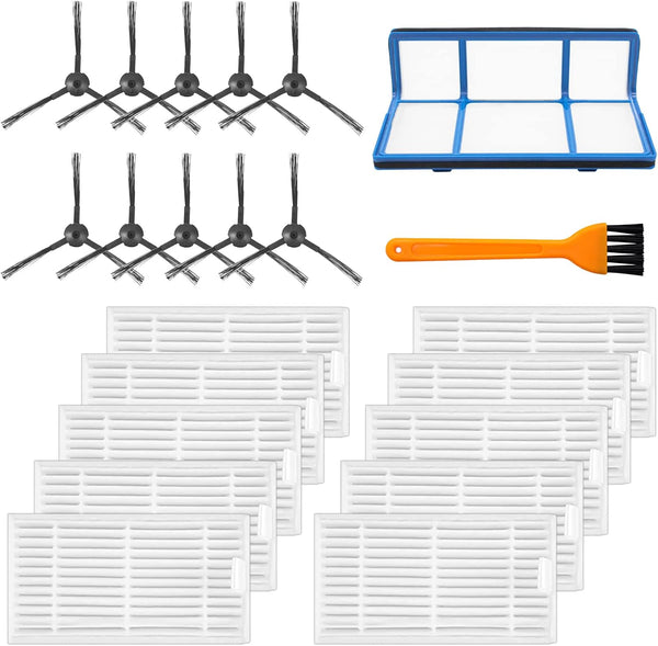 Garbage Fighter Vacuum Filter Kit, Replacement for ILIFE V3 V3S V5 V5s Pro Robot Vacuum
