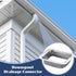 3" x 4" Rain Gutter Downspout Drop Outlet Aluminum K Style (2 Pack)