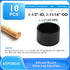 10 1-1/2" (39 mm) Pcs Round Chair Leg Tips Caps, Silicone Rubber Furniture Leg Floor Protectors, Reduce Noise Folding