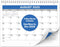 Dunwell 2025-2026 Calendar Binder 8.5x11, 3-Hole Punched, Fits 3-Ring Notebook, Use Now to Dec 2026, Wall Calendar