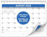 Dunwell 2025-2026 Calendar Binder 8.5x11, 3-Hole Punched, Fits 3-Ring Notebook, Use Now to Dec 2026, Wall Calendar