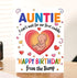 Moonlit93 Auntie - I Can't Wait For Our First Cuddle Happy Birthday From The Bump! Card - Ideas Birthday Card