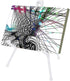 PATIKIL 1 Set Tabletop Easel Stand for Display, 14in Table Top Easel Stand, Small Portable Tripod Aluminum for Signs,