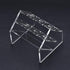 uxcell Slant Rack Acrylic Test Tube Holder, Clear, 6 Wells for 50ml Centrifuge Tubes