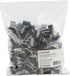 Small Binder Clips, Steel Wire, 3/8" Capacity, 3/4" Wide, Black/Silver, 144/Pack