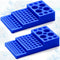 Multifunctional Test Tube Vial Rack, Trapezoidal Centrifuge Sample Bottles Rack, Stackable Vial Holder for 0.2ml-50ml