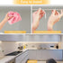 10 Counter 4000K 16.4ft LAFULIT PCS Under Cabinet Lights Kit, Stick on Lights, Flexible Led Strip Lights with Remote