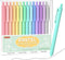 Retractable Pastel Gel Ink Pens, Shuttle Art 15 Pack, 0.5mm Fine Point for Writing Journaling