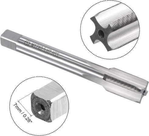 uxcell M12 x 0.5mm Metric Tap and Die Set, Machine Thread Screw Tap & Die Kit for Nut Screw Bolt Repair