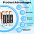 PGI-280XXL PGBK Black Ink Cartridges Compatible for Canon 280 281 for TR8620A TR8520 TR7520 TS9120