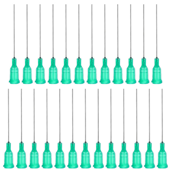 PATIKIL Blunt Tip Dispensing Needles 1.5 Inch, 25 Pcs 18G Industrial Liquid Dispenser Needle with Lure Lock