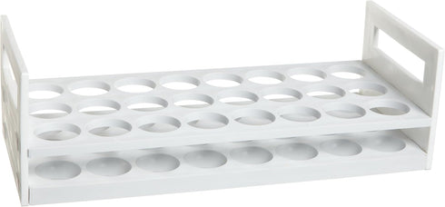 SP Bel-Art Scintillation Vial Rack; 24 Places for 25-30mm Vials (F18512-0000), White