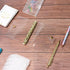 NatSumeBasics A7 Binder Wallet, Clear Mini A7 Budget Binder with Gold Ring, Cash Envelopes, Loose Leaf Folders
