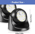Motion Sensor Outdoor Lights, Battery Operated Wireless Waterproof Spotlight with Auto On/Off for Porch, Garage