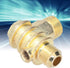 Air Compressor Check Valve, 3 Way Zinc Alloy, G1/2 G3/4 M10 Male Thread Non-Return Tool