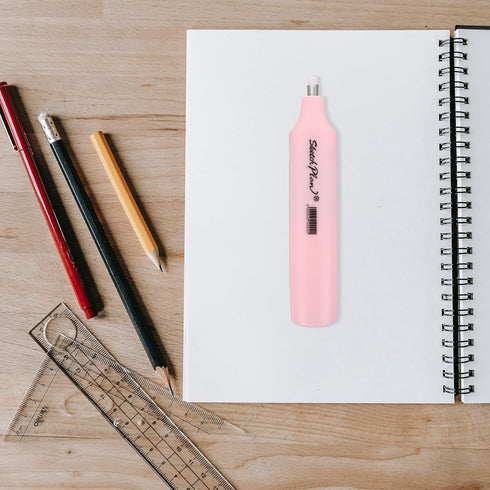 Wakauto Pencil Eraser Suit Outfit Sets, 1 Set Electric Erasers, Portable Practical Drawing Sketching Eraser