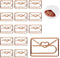 Envelope Shape Small Paper Clips, Cute Funny Bookmark Marking Clips for Office School Wedding Party Decoration, 20 pcs