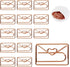 Envelope Shape Small Paper Clips, Cute Funny Bookmark Marking Clips for Office School Wedding Party Decoration, 20 pcs