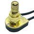 SwitchPrince ZE-106M E89885 Rotary Lamp Switch Replacement Repair Kit On Off with Brass