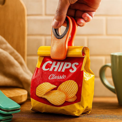Mr. Pen Magnetic Chip Clips, 6 Pack Bag Clips for Chips, Food Packages, for Fridge