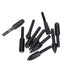 ASNOMY 10PCS Woodworking Twist Drill Bits, Wood Carving File Rasp Drill Bits 6.3mm(1/4") Shank