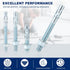 1/4"x2-1/4" Wedge Anchor by Zinced, Heavy-Duty Fastener for Cement and Concrete (20pcs Pack)