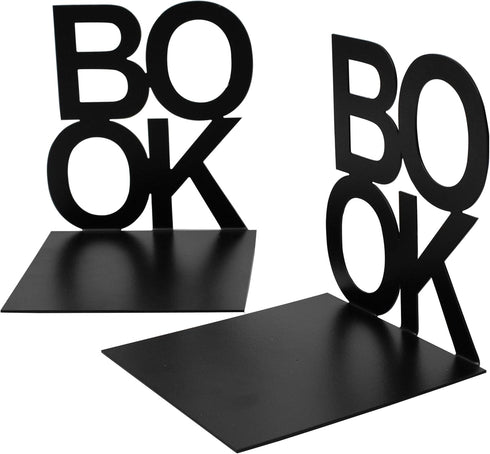 Spillbox Set Metal Non Slip bookends Book Shelves Shelf Study Table Home Decor Holders Case Bracket Stand Heavy Duty