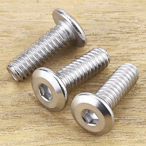 1/4-20 x 3/4" Hex Socket Head Cap Screws, 304 Stainless Steel, 25 PCS