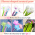 Fulmoon 60 Pcs Color Changing Flower Pens - Cherry Blossom, Tulip, Daisy, and Daffodils Cute Gel Ink Pens