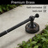 16-29 Inches Towel Racks for Bathroom, NEWRAIN Adjustable Retractable Brass Towel Bar, Oil Rubbed Bronze Wall Mounted