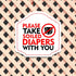 Elegant Soiled Diaper Disposal Sign for Walls or Doors | Perfect for Restaurants and Bars - Small Size