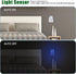 WEEKUU Dimmable 4 Packs, LED Night Lights Plug into Wall, Indirect Soft Night Light with Dust to Dawn Sensor, Blue