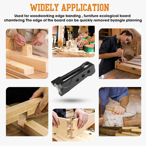 Adjustable Chamfering Edge Band Trimmer - Edge Banding Tools for Veneers and Hand Planer