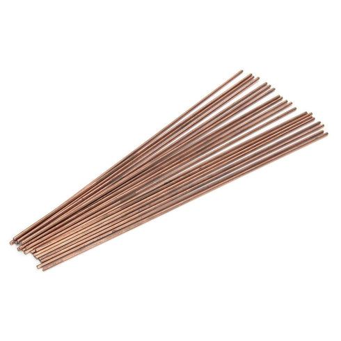 20Pcs Copper Welding Rod, Self-fluxing Brazing Round Welding Rod for Low Temperature Welding